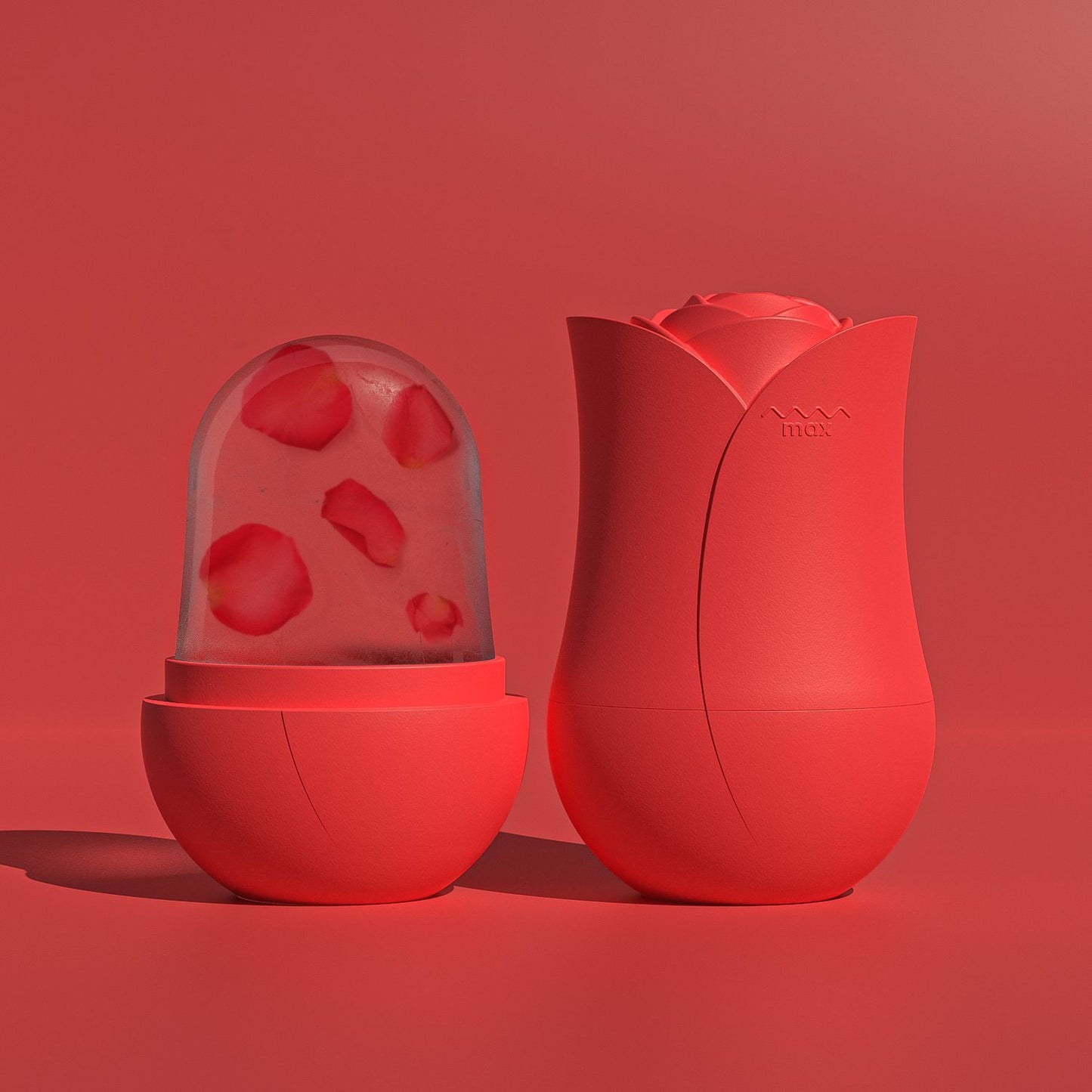 Cooling Roller Apply Face Plastic Ice Cube Tray