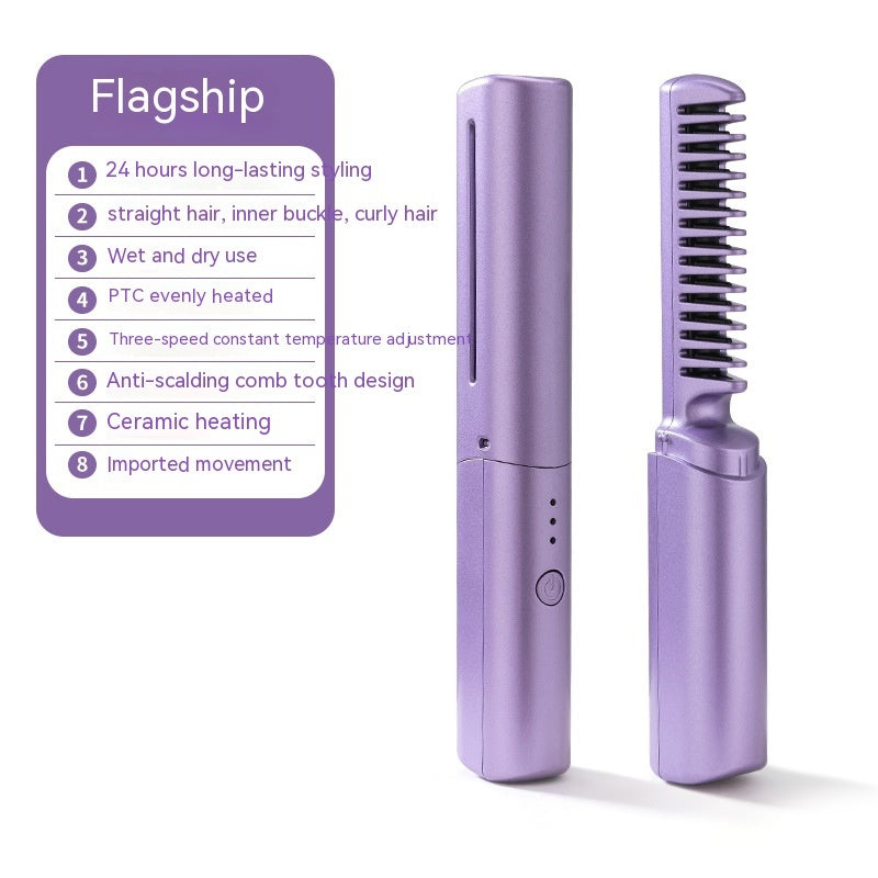 Hair Comb Straightener device