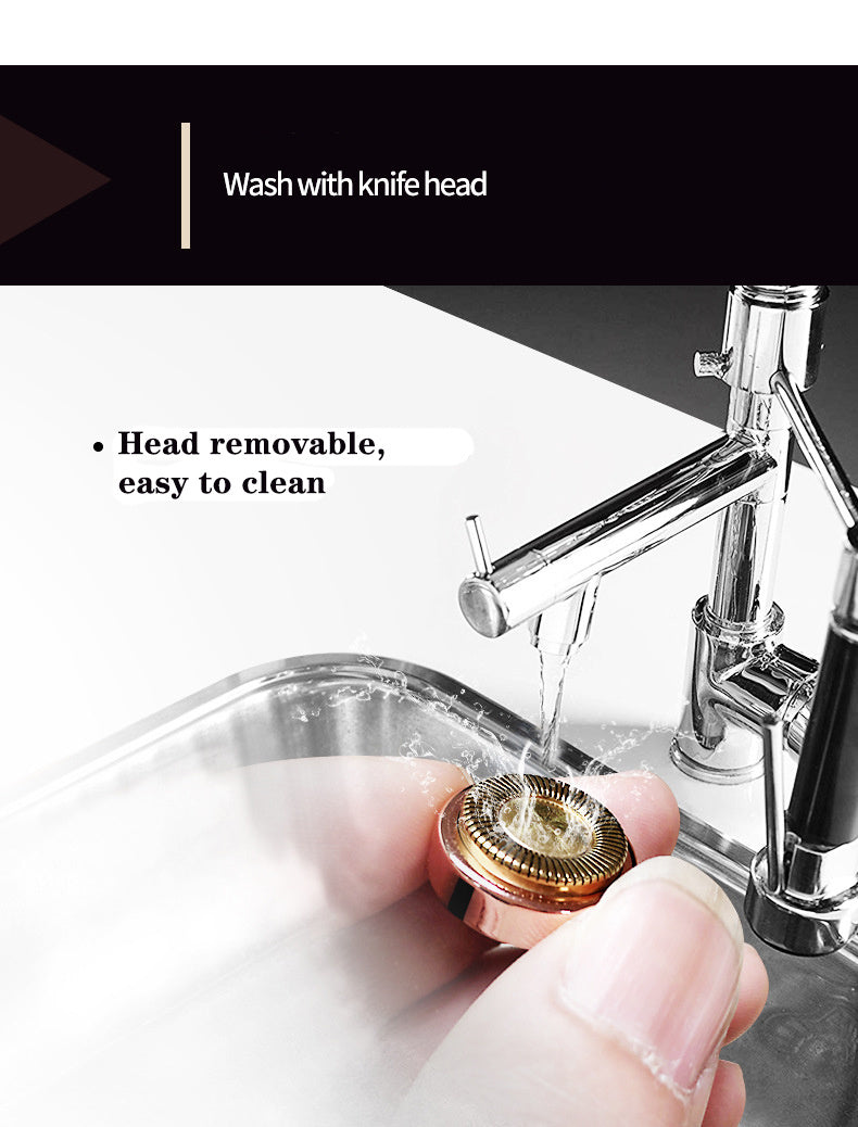 Lipstick Shape Ladies Electric Shaver Automatic Eyebrow Trimming  Artifact