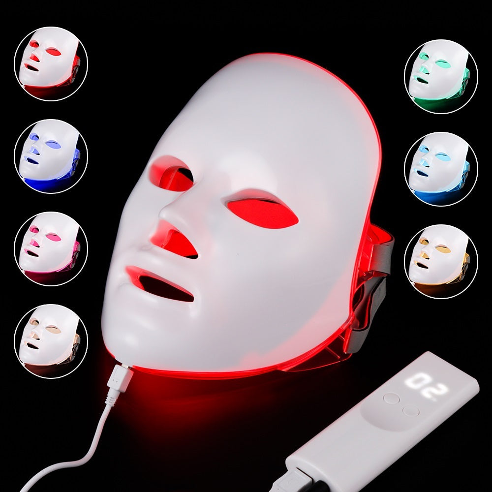 LED Mask Instrument 7-colour Photon Rejuvenation