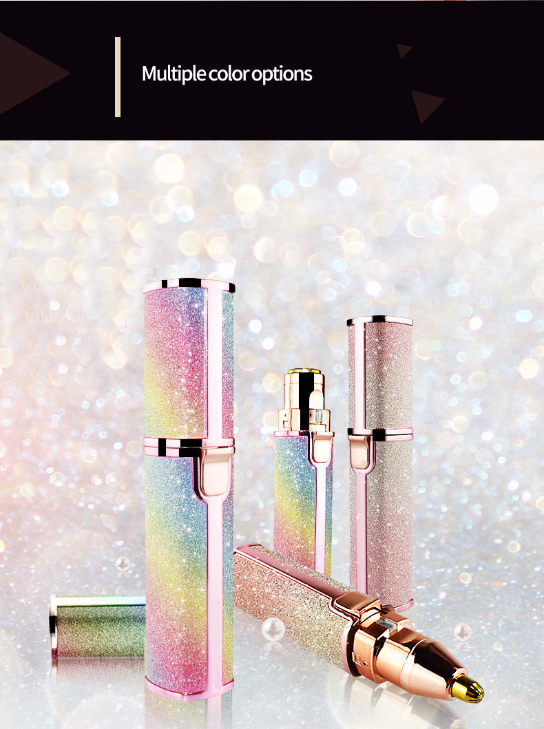 Lipstick Shape Ladies Electric Shaver Automatic Eyebrow Trimming  Artifact