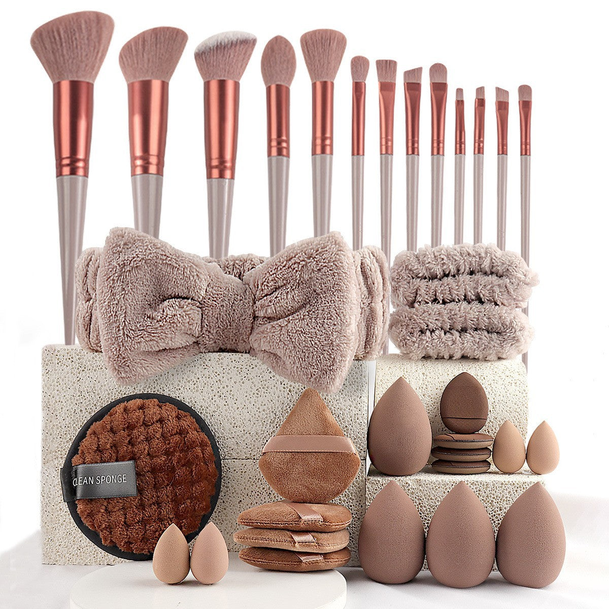 Facial cleansing tool & Makeup Kit 20Pc