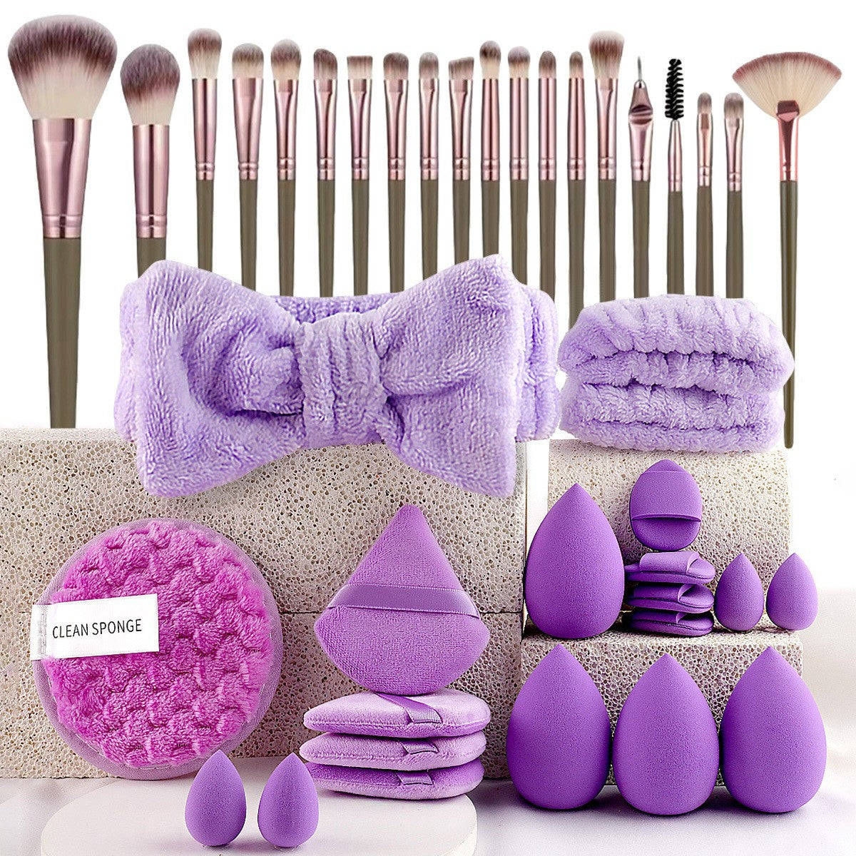 Facial cleansing tool & Makeup Kit 20Pc
