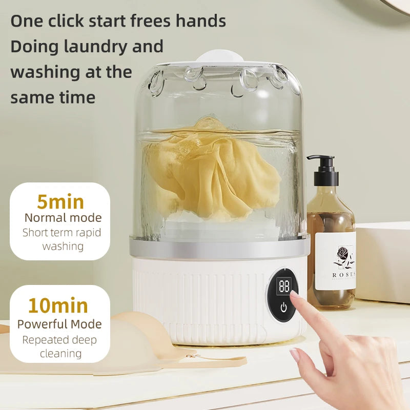 Mini Washing Machine Underwear Pet Laundry