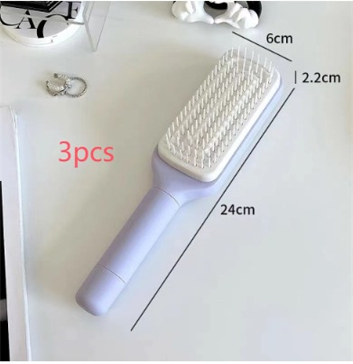 4 In 1 Self Cleaning Hair Brush